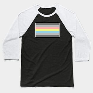 Demiflux Gender Identity Flag Baseball T-Shirt